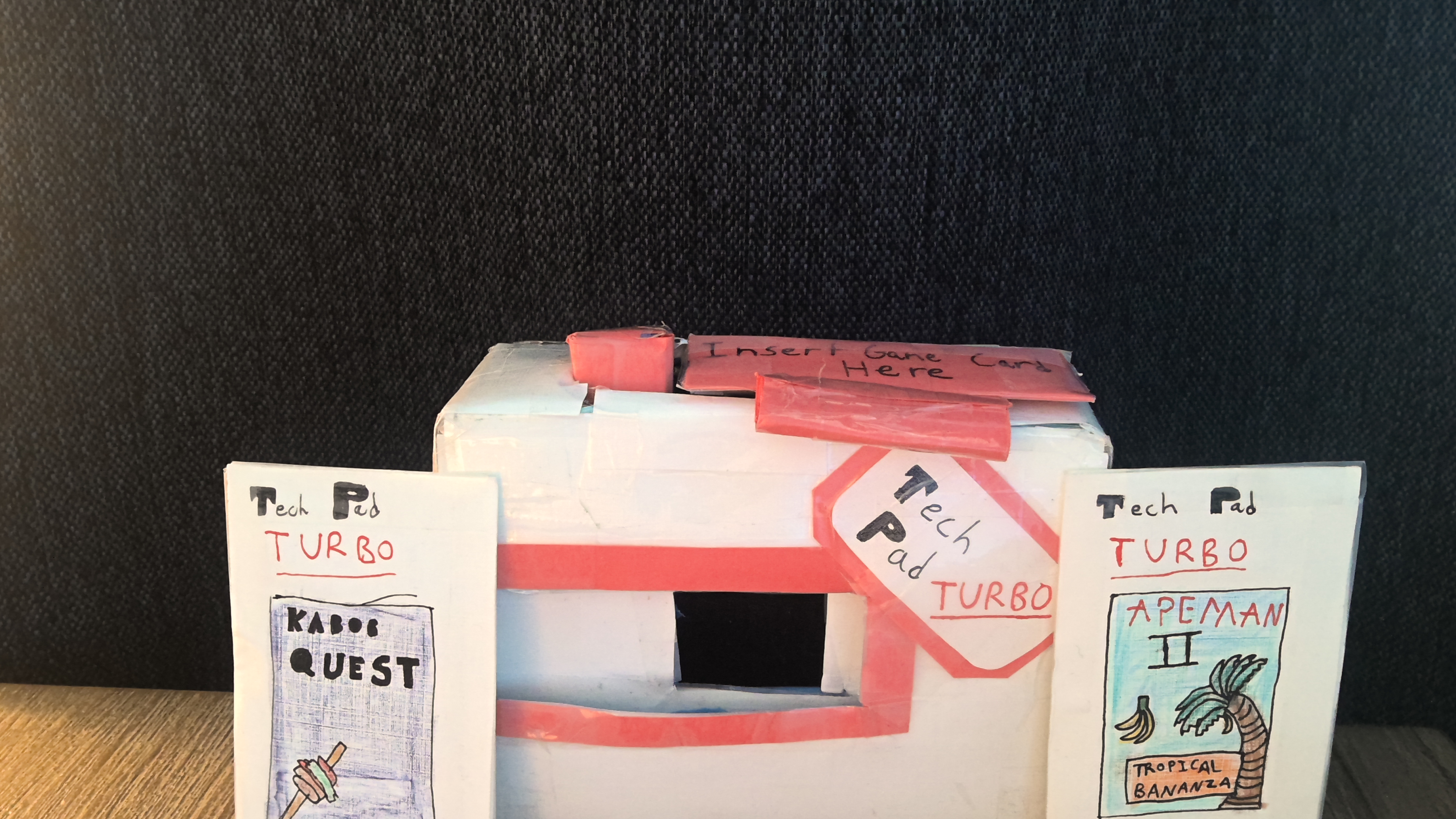 Techpad Turbo cardboard console